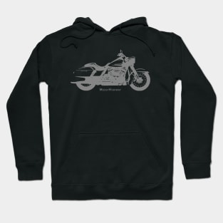 Harley Road King Special 19, shadow Hoodie